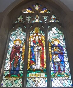 Harrold church east window May 2008